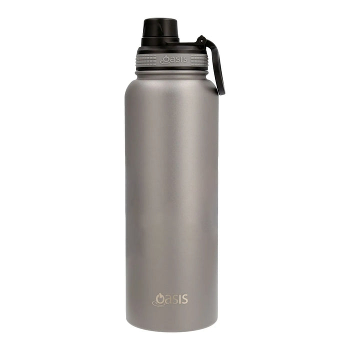 Oasis Stainless Steel Insulated Sports Water Bottle with Screw Cap (1.1L)