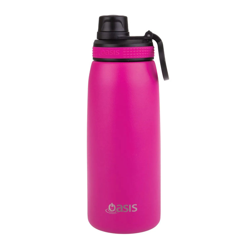 Oasis Stainless Steel Insulated Sports Water Bottle with Screw Cap (780ml)