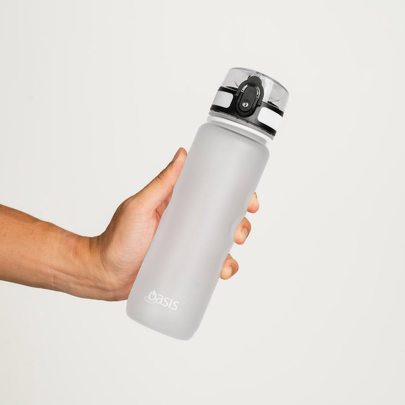Oasis Tritan Sports Bottle With Handle Strap - 500ml - White