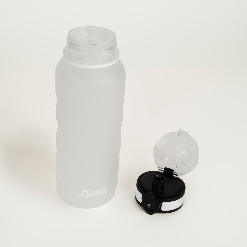 Oasis Tritan Sports Bottle With Handle Strap - 750ml - White