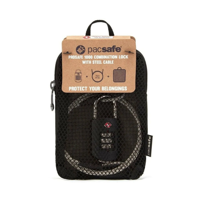 Pacsafe Prosafe 1000 Combination Lock With Steel Cable