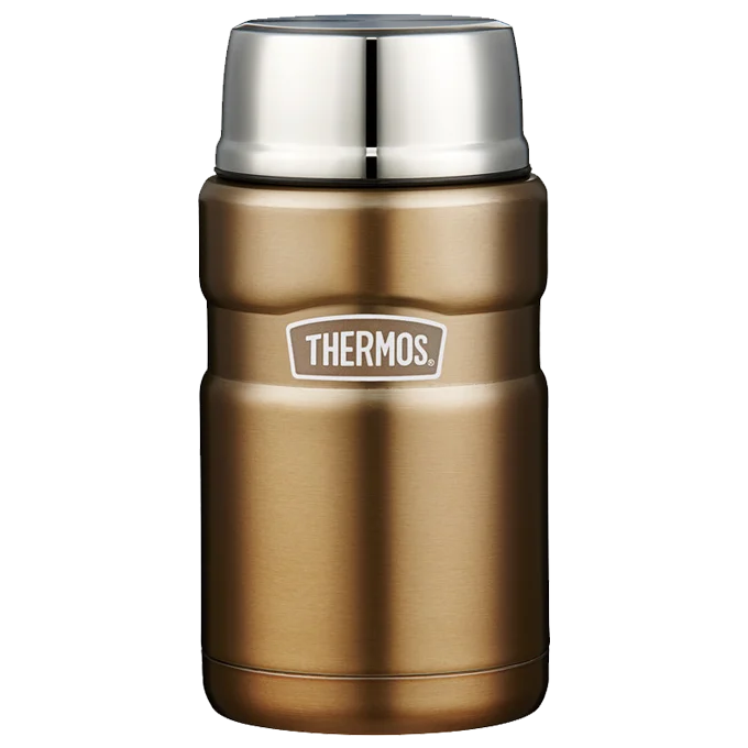 Thermos Stainless Steel Food Jar With Folding Spoon (700ml)