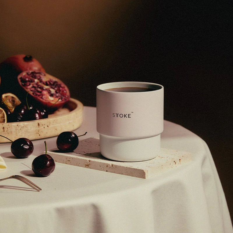 STTOKE Swirl Home Coffee Cups (Pair of 2 Cups)