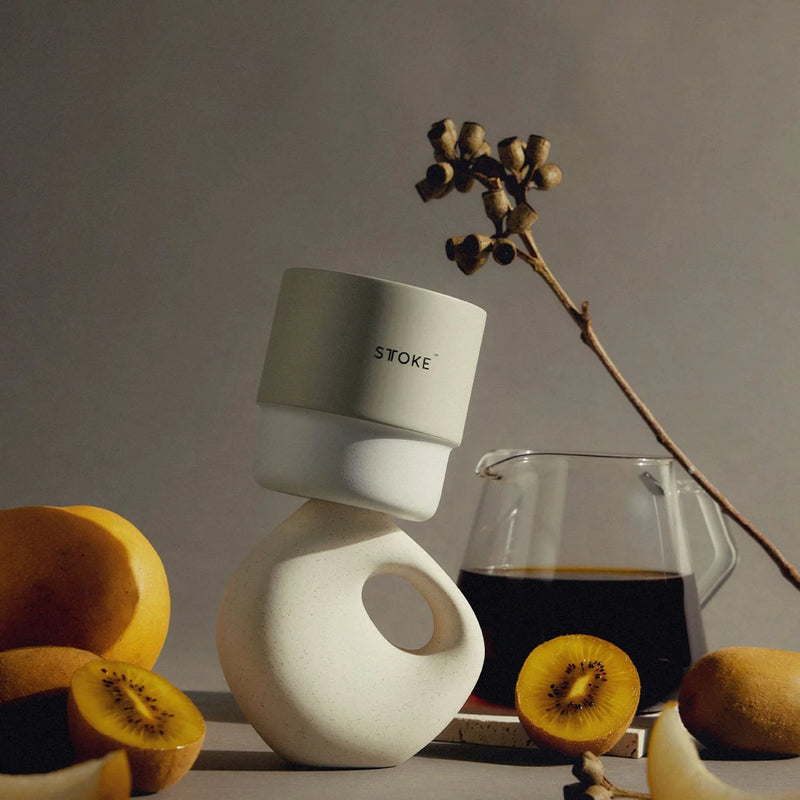 STTOKE Swirl Home Coffee Cups (Pair of 2 Cups)