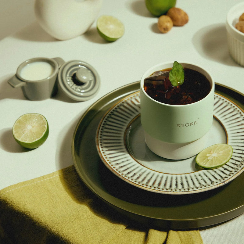 STTOKE Swirl Home Coffee Cups (Pair of 2 Cups)