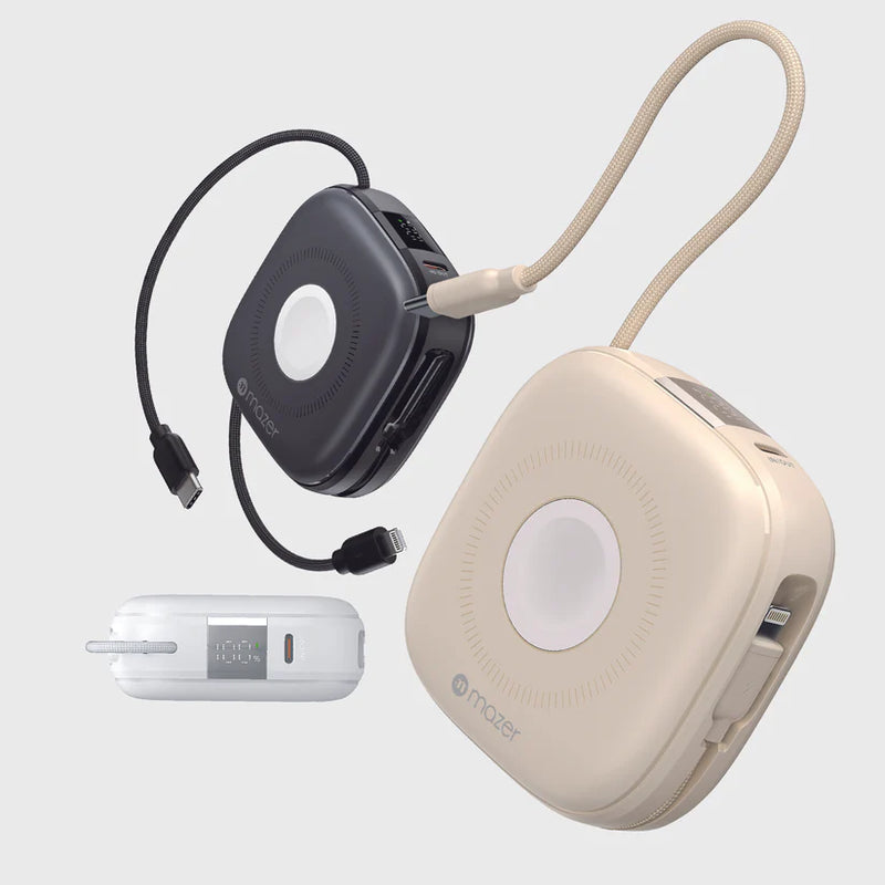 Mazer MagLink18i 10,000mAh Magnetic Wireless + Apple Watch Charging Power Bank