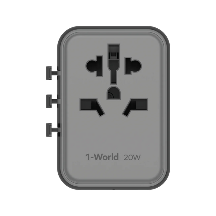 Momax 1-World 20W Universal GaN Travel Adaptor