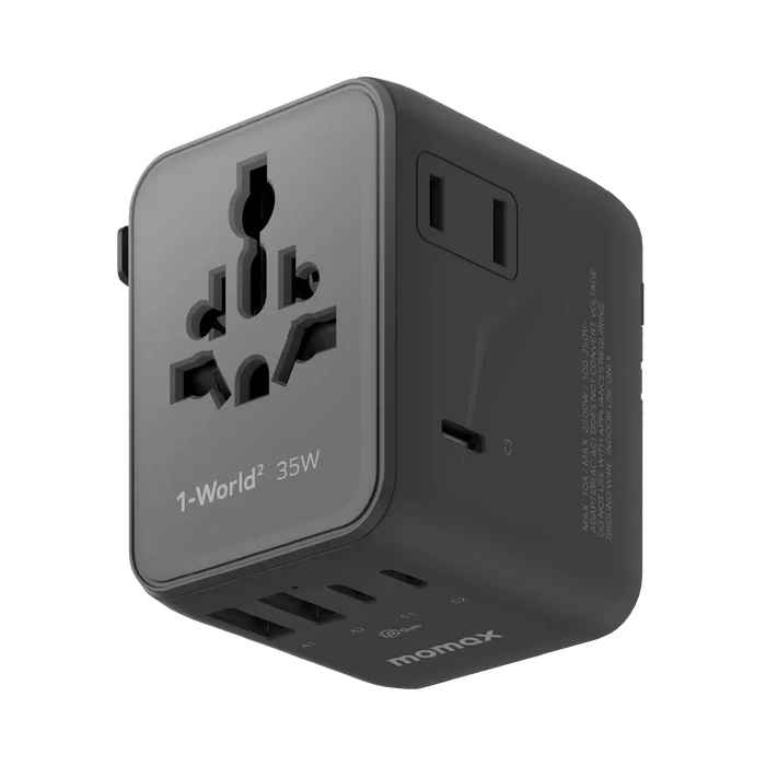 Momax 1-World 35W Universal GaN Travel Adaptor