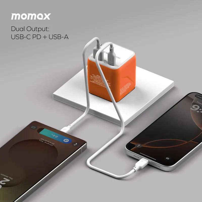 Momax 1-World² 20W Universal 2-Port USB Travel Adapter
