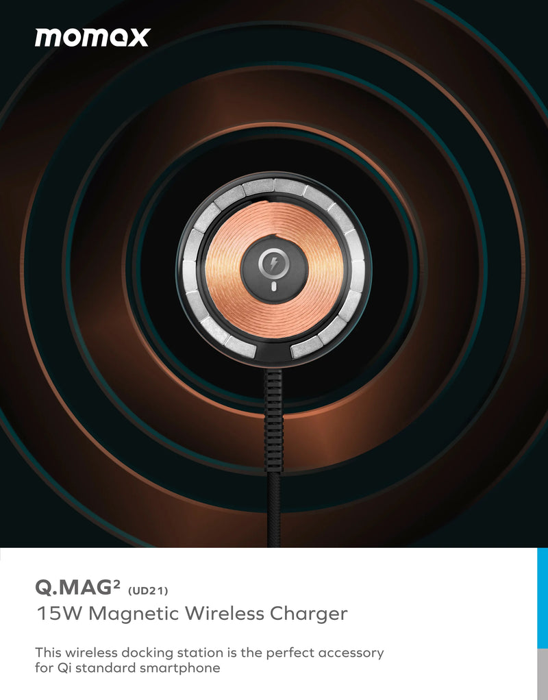 Momax Q.Mag 15W Magnetic Wireless Charger