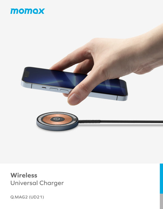 Momax Q.Mag 15W Magnetic Wireless Charger