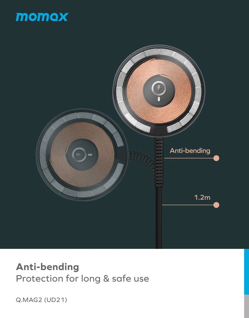 Momax Q.Mag 15W Magnetic Wireless Charger