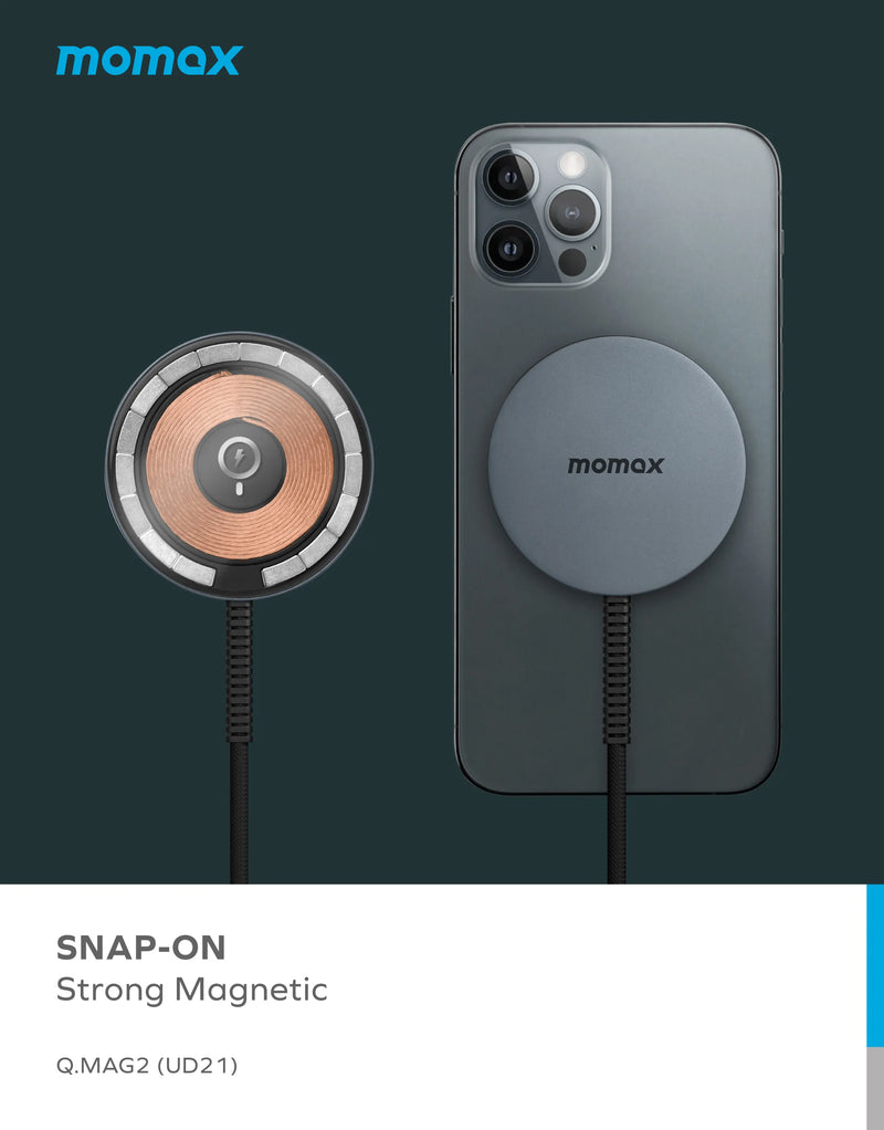 Momax Q.Mag 15W Magnetic Wireless Charger