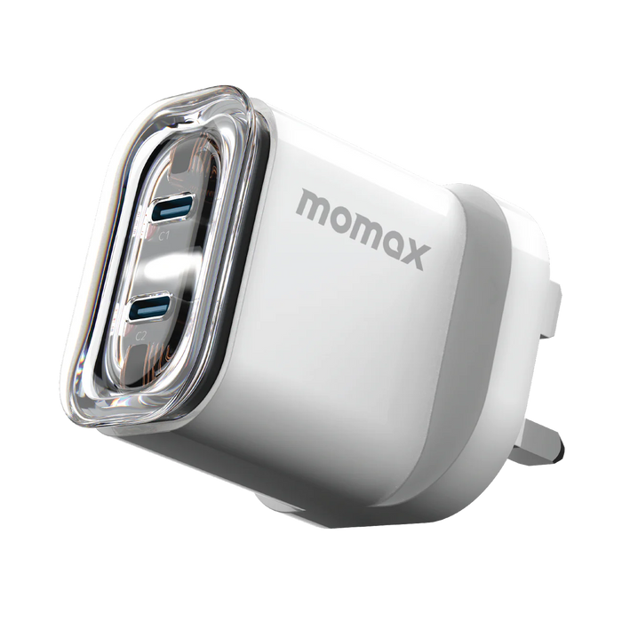 Momax 1-Charge Flow 2-Port GaN Charger 35W (UK Edition)