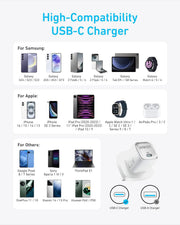 Anker 25W PPS Compact Wall Charger, feature detail