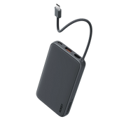 Aukey Spark Slim Power Bank with Built-in USB-C Cable (10,000mAh)