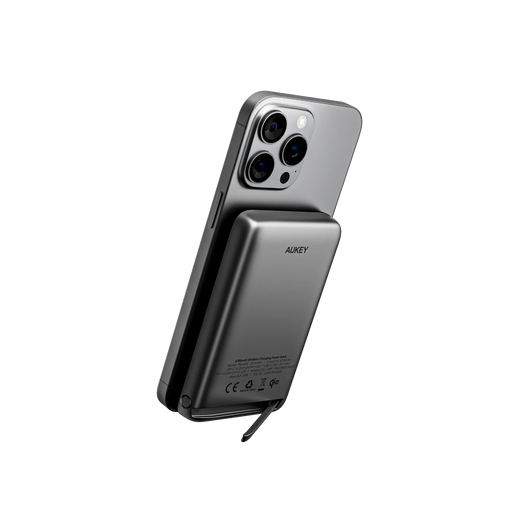 Aukey MagFusion Qi2 Magnetic Wireless Power Bank (6,700mAh)