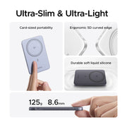UGREEN Ultra Slim 15W Magnetic Wireless Power Bank (5,000mAh)