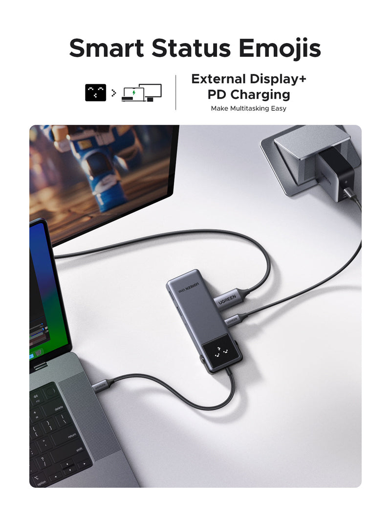 UGREEN Uno 7-in-1 USB-C Hub with One-Click Screen Lock