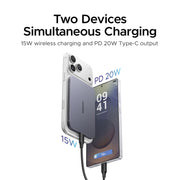 UGREEN Ultra Slim 15W Magnetic Wireless Power Bank (5,000mAh)