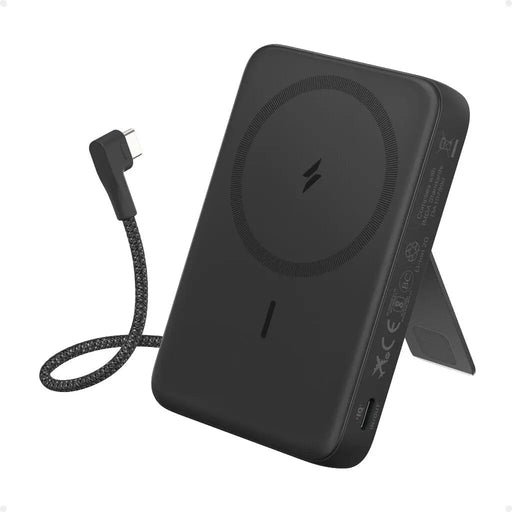 Anker Zolo Magnetic Power Bank 30W with Built-in USB-C Cable and Stand (10,000mAh)