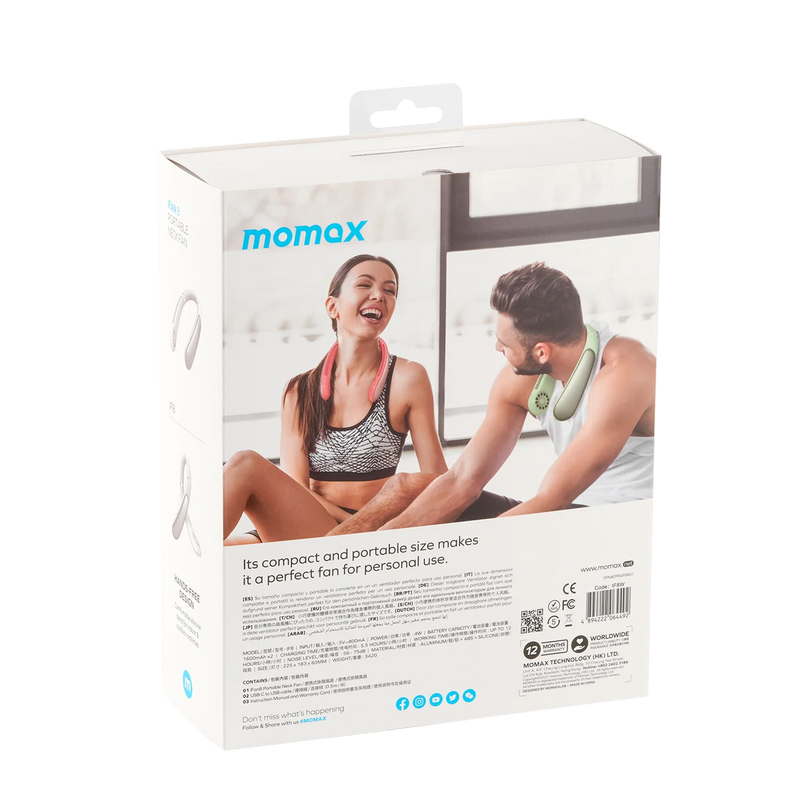 Momax Portable Neck Fan