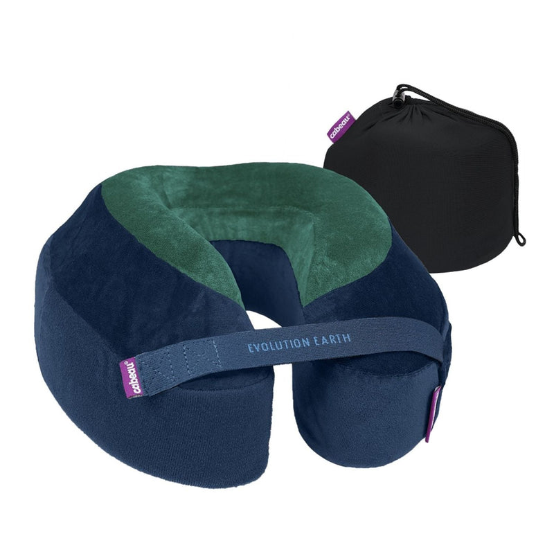 Cabeau Evolution Earth Deluxe Travel Pillow in Terra Blue Green