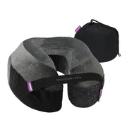 Cabeau Evolution Earth Deluxe Travel Pillow in Wind Black Grey