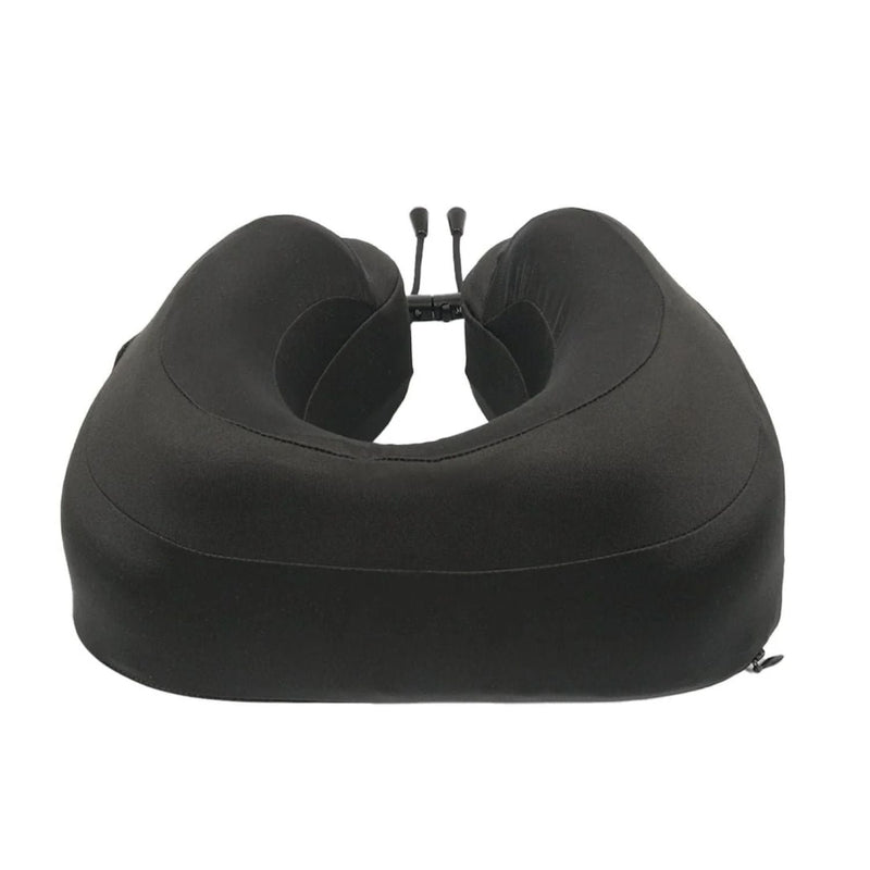 Cabeau Evolution Plus Travel Pillow in Black, back view
