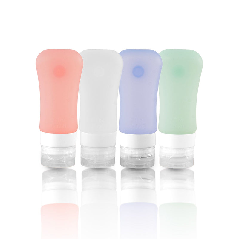 Crossing Silicone Leak Proof TSA Travel Bottles (4 Pack)
