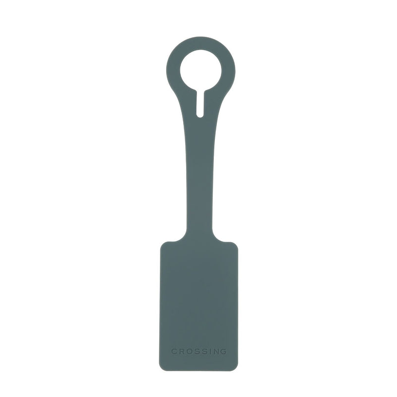 Crossing Luggage Tag Forest Green