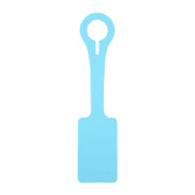 Crossing Luggage Tag Neon Aqua Blue