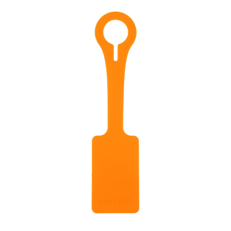 Crossing Luggage Tag Neon Orange