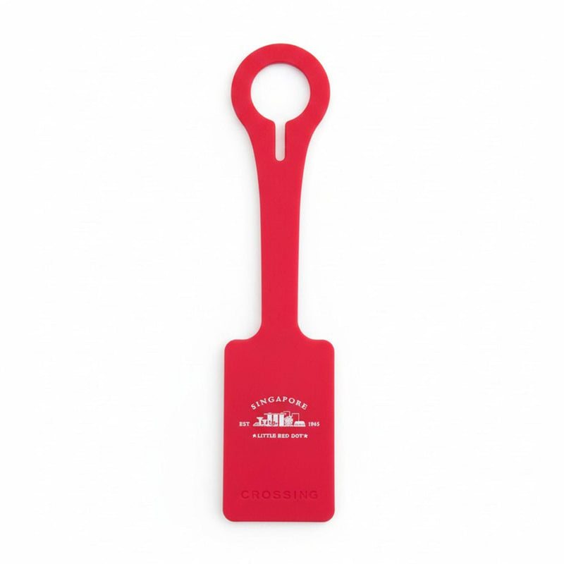 Crossing Luggage Tag Singapore Red