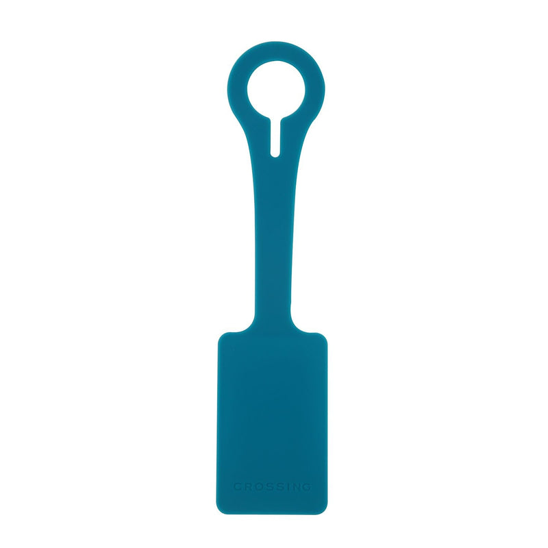 Crossing Luggage Tag Teal Green