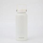Crossing Urban Ceramic Insulated Stainless Steel Bottle 1000ml in Frost White (White)