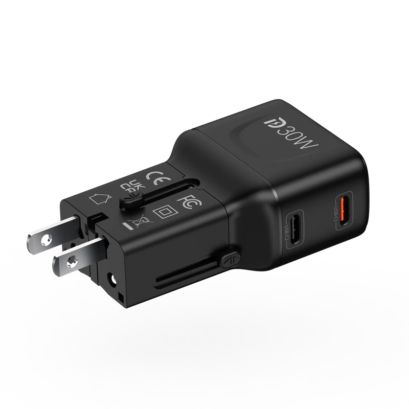 Mazer InfiniteTravel Pocket 30W Universal Travel Charger