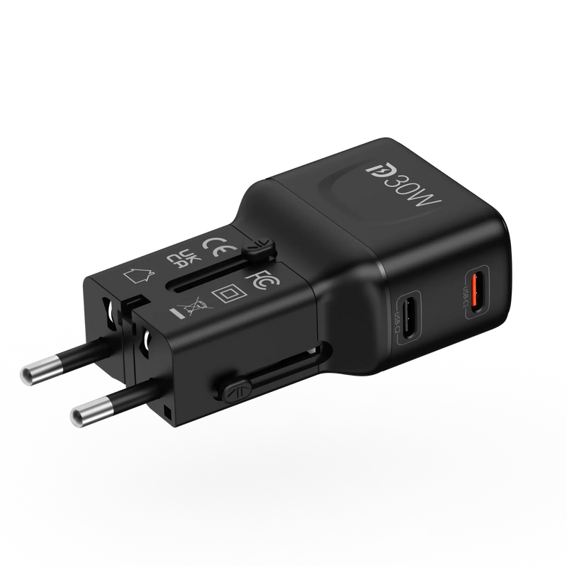 Mazer InfiniteTravel Pocket 30W Universal Travel Charger