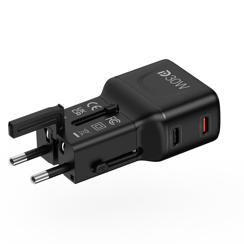 Mazer InfiniteTravel Pocket 30W Universal Travel Charger