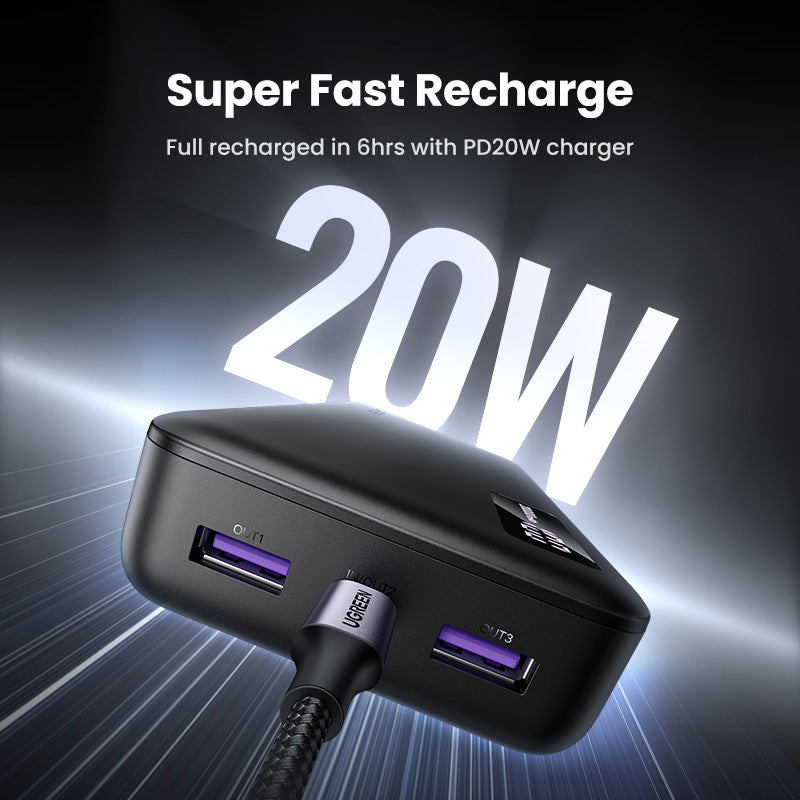 UGREEN 20W PD Power Bank (20,000mAh)