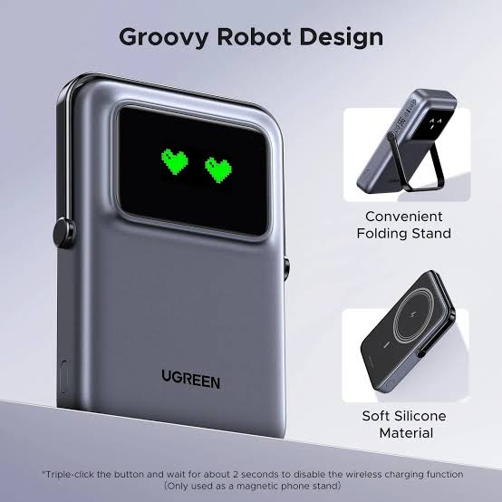 UGREEN Uno PD 20W Magnetic Power Bank (10,000mAh)