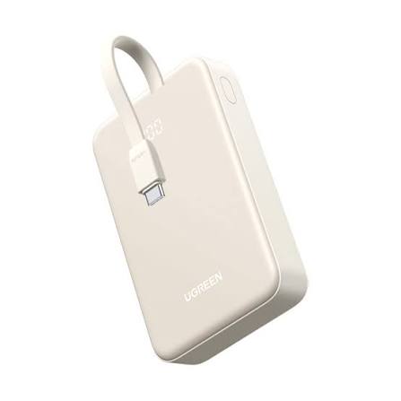 UGREEN Power Bank with Built-in Cable (20,000mAh)