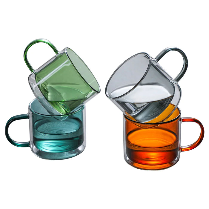 【Hinokii】Sisimiut Double Wall Borosilicate Glass Mug (260ml)