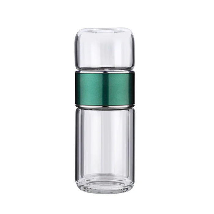 【Hinokii】Tirol Borosilicate Glass Tea Infuser Bottle (450ml)