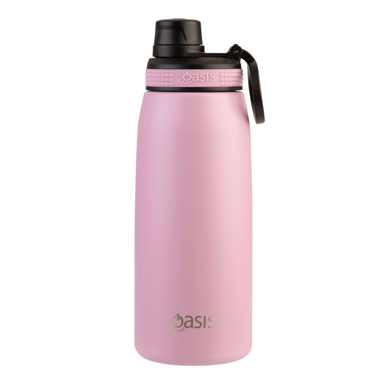 Oasis Stainless Steel Insulated Sports Water Bottle with Screw Cap - 780ml - Blush