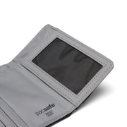 Pacsafe RFIDsafe RFID Blocking Trifold Wallet - Jet Black