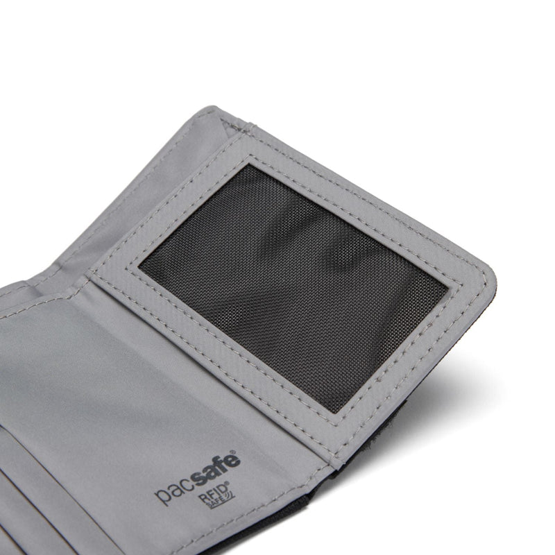 Pacsafe RFIDsafe RFID Blocking Trifold Wallet - Jet Black