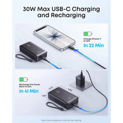 Anker Zolo Power Bank 30W with Digital Display (10,000mAh), feature detail