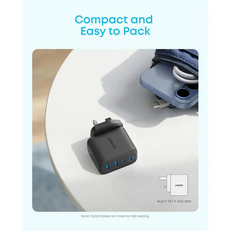 Anker Zolo 50W 4-Port Wall Charger, feature detail
