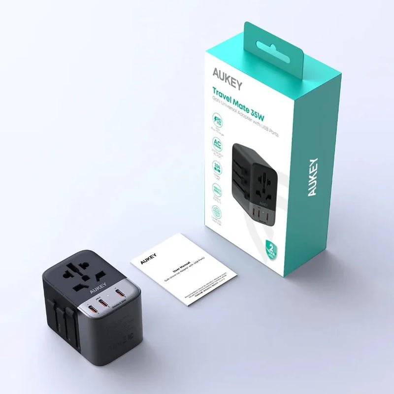 Aukey 35W Universal Travel Adapter